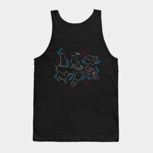 Black cat reunion Tank Top